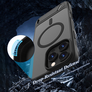 Ốp Điện Thoại Chân Đế Từ Tính Lereach Cho iPhone 17 Pro Max / 17 Air 16e / iPhone 16 / 15 Pro Max - Bảo Vệ Thả, Chân Đế Có Thể Điều Chỉnh