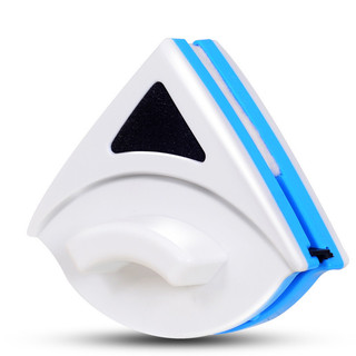 Dụng cụ lau kính từ tính hai mặt Dụng cụ tiện dụng 3-8mm Khăn lau kính gia dụng Dụng cụ làm sạch tam giác Khăn lau kính rỗng