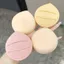 FAVORITEGOODS Bông Kẹo Mỹ Phẩm Puff Sponge, Di Động Kích Thước Lớn Đệm Không Khí Bột Puffs, Ướt / Khô Mềm Kem Nền Che Khuyết Điểm Dụng Cụ Trang Điểm