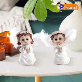 2 Bức Tượng Thiên Thần Tinh Tế Bé Trai Và Bé Gái Tượng Cho Thanh Phòng Ngủ Văn Phòng