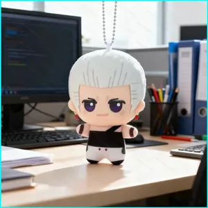 HK1 JoJo 's Bizarre Adventure Jan Pierre Polnareff Kakyoin Noriaki Plushie Túi búp bê sang trọng dễ thương Charm KH1