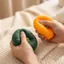 DONOVANQQ Đồ chơi Squishy bí ngô, Mô phỏng thực tế Kết cấu mềm Đồ chơi bí ngô phục hồi chậm, Quà tặng Gag ngộ nghĩnh Thiết kế giác quan Chất liệu TPR Thủ công DIY Đồ chơi bóp trái cây Quà tặng học sinh