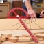Thước vuông T có thể điều chỉnh với tỷ lệ kép cho công cụ đo và đánh dấu DIY chế biến gỗ