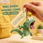 Móc Khóa Thú Bông Thằn Lằn Dễ Thương Lông Mềm Búp Bê Treo Balo Quà Tặng Cho Trẻ