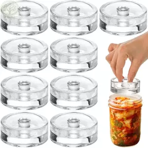 Trọng lượng thủy tinh AMLU, Trọng lượng lên men nặng, Tiện ích nhà bếp bền bỉ có tay cầm Phô mai kín lên men hộ gia đình