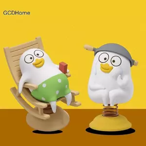 GCDHome Ngộ nghĩnh Little Liu Du Lắc Xe Đồ Trang Trí Tượng Hoạt Hình Little Liu Du Trang Trí Xe Dễ Thương Bộ Sưu Tập Xe Bobblehead Hình HOT