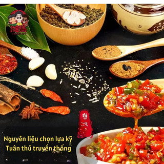 Ớt Chưng Hồ Nam Số 4 Đặc Biệt - Hũ 248g Nội Địa Cao Cấp, Cay Thơm Chuẩn Vị Chấm Đồ Luộc