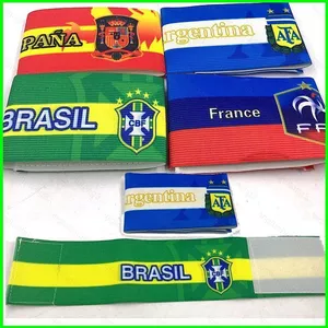 HT3 Bóng Đá Đội Trưởng Băng Tay Tây Ban Nha Argentina Brazil Pháp Đội Quốc Gia Người Hâm Mộ Phù Hợp Hoàn Hảo Quà Lưu Niệm TH3