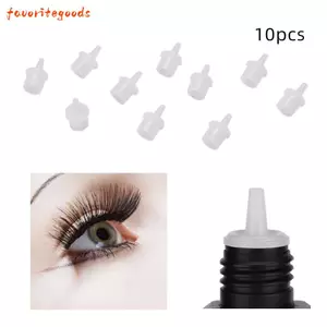 FAVORITEGOODS Chặn Kim Thay Thế, Trắng Đỏ Đa Năng Mũ Mở, Dụng Cụ Trang Điểm Nhiều Màu Sắc Lash Keo Chai Nối Mi Keo Cắm Keo