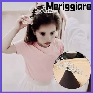 MERIGGIARE Queen Princess Crown Prom Party Headband Phụ kiện tóc cô dâu hoàng gia