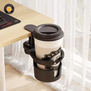 {TB & Bag} Kẹp giữ cốc để bàn có thể điều chỉnh Giá đỡ cốc cà phê chống tràn Giá đỡ cốc xoay 360 độ Giá đỡ cốc Bàn chống rơi.