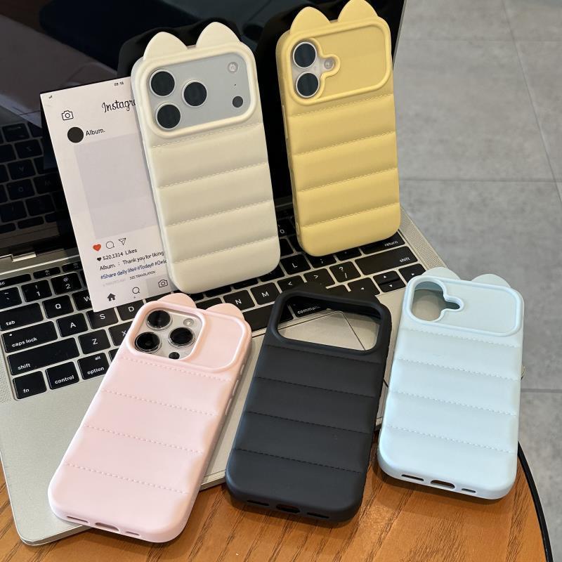 Ốp lưng Mèo Cầu May sáng tạo bảo vệ máy, dành cho iPhone 14/15/16ProMax17 mẫu mới 1213