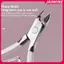 JASMINE 4 Chiếc Chuyên Nghiệp Nail Cuticle Kéo Thép Không Gỉ Làm Móng Tay Móng Chân Tông Đơ Đẩy Da Chết Kéo Nipper Clipper Tool JASMINE