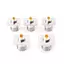 Btsg 5 Chiếc UHF SO239 Nữ Mặt bích Bảng Khung gầm Gắn Bộ chuyển đổi Đầu nối thẳng