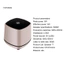 < CarFashion > YI001 Loa Máy Tính Cắm Chơi Khả Năng Tương Thích Rộng ABS Mini USB Loa Siêu Trầm Có Dây Cho Gia Đình