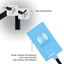 < CarFashion > Bộ thu sạc không dây Bộ sạc nhanh đa năng Mini 8Pin Type-C Qi Cuộn dây sạc không dây cho iPhone