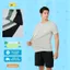 Áo phông thể thao nam YODY tshirt phối vải mỏng, thoáng khí, co giãn, thấm hút mồ hôi MATS25S036
