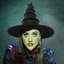 Mũ Halloween DONOVANQQ, Mũ Phù Thủy Gothic Lolita Nhăn, Vành Lớn Thoáng Mát Cao Mũi Nón Top Có Thể Tháo Rời Nữ Phù Thủy Mũ Bóng Hóa Trang
