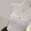 Pháp quây Hoa cay ngọt ngào mùa hè gợi cảm Áo yếm mỏng mới dành cho nữ Slim-fit Slimmer Look Inner Top Women