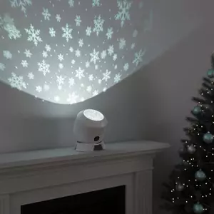 Ziyulinyuk Ocean Bông Tuyết LED Chiếu Đèn Ngủ Sạc Có Thể Điều Chỉnh Đèn Xung Quanh Cho Rạp Hát Tại Nhà Bầu Không Khí VN