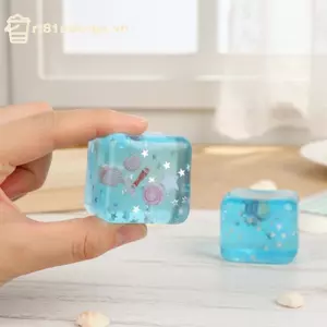 GE 4.5 / 5.5CM Phong Cách Đại Dương Vỏ Nhúng Đồ Chơi Tăng Chậm Mochi Giảm Căng Thẳng Bóng Vuông Đồ Chơi Fidget Dễ Thương Cho Người Lớn Trẻ Em VN