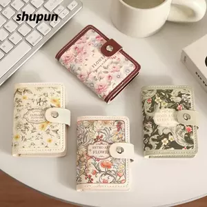 Túi đựng tiền SHUPUN, Túi đựng thẻ nhẹ 20 / 30 Ví nữ, Túi đựng thẻ công sở chống thấm nước bằng da PU dung tích lớn dành cho nữ