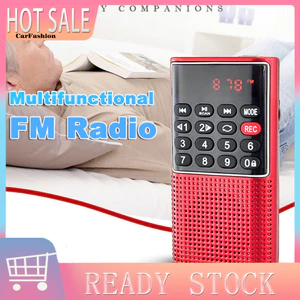 < CarFashion > L-328 Đài FM Đa Năng Sạc Di Động USB TF MP3 Loa Cầm Tay Cho Ngoài Trời
