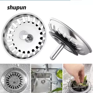 SHUPUN Bồn Rửa Lọc Phụ Kiện Nhà Bếp Phòng Tắm Giỏ Inox Cắm Chất Thải