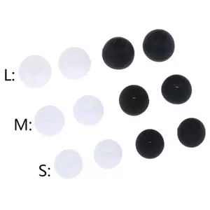 6 Cặp / 2 * (S + M + L) Miếng đệm tai bằng cao su silicon Miếng đệm tai nghe nhét tai đa năng Tai nghe thay thế Tai nghe nhét tai Đệm tai