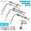 3 Kìm thép không gỉ thiên vị để niêm phong Vòng đệm phớt dầu Xi lanh thủy lực Vòng chữ U Y Công cụ niêm phong dầu S M L Đẹp