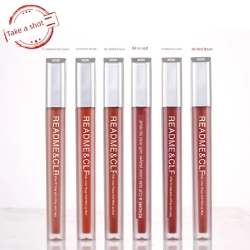 son bóng lì lâu trôi son bóng Ruili Hợp Thời Trang Màu Người Chơi Mềm Sương Mù Môi Bùn Air Velvet Son Bóng Làm Trắng Matte Lip Gloss Retro Giá Rẻ Mua Một Tặng Một