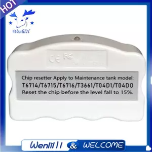 Bộ giải mã hộp bảo trì để đặt lại Chip bể bảo trì cho T6714 / T6715 / T6716 / T3661 / T04D1 / T04DO