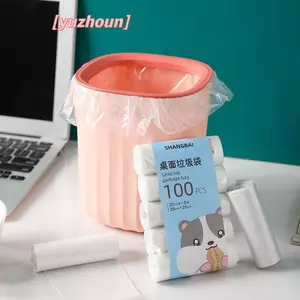 5 Cuộn 100 Chiếc Túi Đựng Rác Mini Hộ Gia Đình Thiện Nhỏ Để Bàn Rác Có Thể Đựng Rác Túi Đựng Rác Dùng Một Lần Túi Đựng Rác Dụng Cụ Nhà Bếp