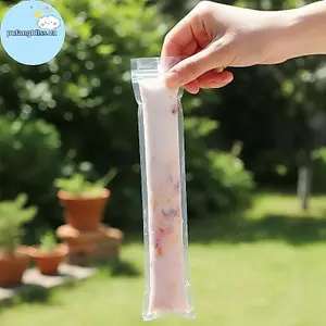 Pufangbliss 100 Chiếc DIY Kem Popsicle Túi Tủ Đông Dùng Một Lần Khuôn Để Nhanh Đồ Tiệc Sna VN