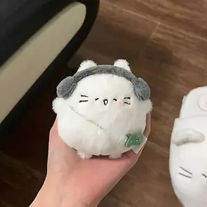 Hoạt Hình Dễ Thương Luy Cỏ Mèo Sang Trọng Đồ Chơi Búp Bê Kawaii Sang Trọng Búp Bê Móc Khóa Bapa Mặt Dây Chuyền Túi Phụ Kiện Trang Trí Quà Tặng VN