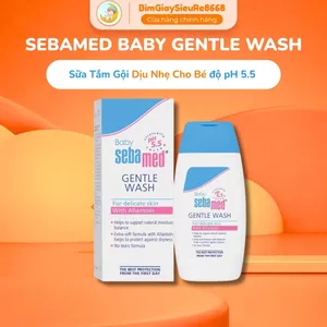 Sữa Tắm Gội Dịu Nhẹ Toàn thân Cho Bé Sebamed Baby Gentle Wash 200ML