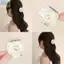 Kẹp Tóc Hoa JVSUB, Ngọc Trai Thanh Lịch Vải Nhỏ Camellia Kẹp Tóc, Thiết Kế 5 Tầng Thời Trang Lập Thể Hoa Vuốt Tóc Phụ Kiện Nữ