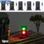 <cosyh>Railroad Dwarf Signals，Resistors 20mm ABS Dwarf LEDs Made Model Railroads