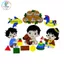 Decal Bóc dán Trang Trí Mầm Non kt 32*43cm