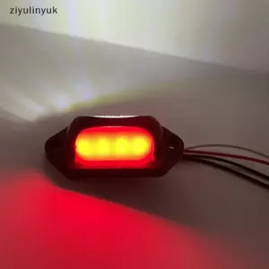 Ziyulinyuk 1Pc 12V 24V Đèn LED Biển Số Chrome Đèn Xe Máy RV Caravan Xe Tải Tru Trailer Tấm Chiếu Sáng VN