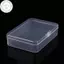 PUSKY 5 Chiếc Hộp Nhựa Trong Suốt Hình Chữ Nhật Trắng Trong Suốt Hộp Đựng Mini Hộp Đựng Danh Thiếp, Phụ Kiện, Thủ Công, Ốc Vít, Khoan VN