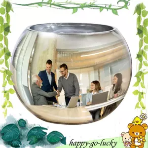 Gương Cubicle Bàn Thẩm Mỹ Bình Hoa Để Bàn Gương Chiếu Hậu Màn Hình