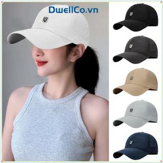 Mũ chống nắng DWELLCO, Mũ bóng chày mùa hè chống tia cực tím cỡ lớn, Mũ thể thao thoáng khí có thể điều chỉnh đầu to ngoài trời Nam Nữ