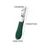 XUAN Nail Clipper Slant Mouth Anti Splash Pointed Nail Clippers Lớn chéo sắc nét cắt móng tay Kéo móng tay cho rãnh móng tay VN