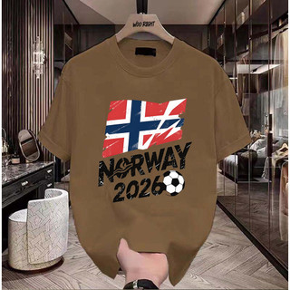 COD✅(Hồ Chí Minh)🚚 Áo thun nam bóng đá Norway 2026 Oversize HOT
