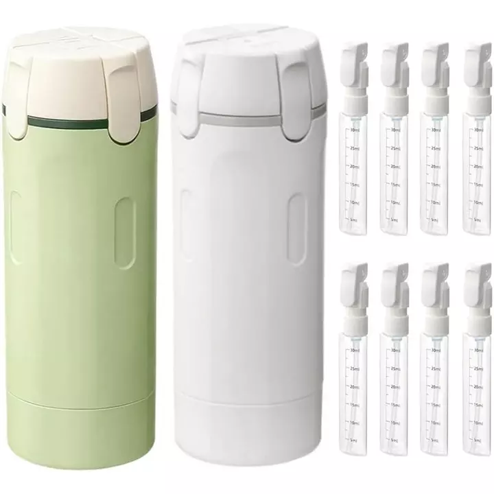 Hộp Đựng Du Lịch 4 Trong 1, Chai Du Lịch 30ML Cho Đồ Vệ Sinh Chống Rò Rỉ Di Động Kích Thước Du Hộp Đựng Cho Dầu Gội Lotion Dầu Xả Kem Du Lịch Phụ Kiện