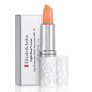 Que chăm sóc môi 8 giờ Elizabeth Arden, Son dưỡng môi dưỡng ẩm, Kem chống nắng trong suốt, SPF15, Sửa chữa vết nứt môi khô, 0.13 Ounce IY5V