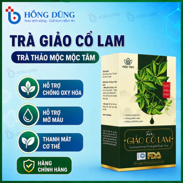 Trà Giảo Cổ Lam giảm cân, giảm mỡ bụng, ổn định huyết áp, mỡ máu, tiểu đường, thải độc, đẹp da - Hộp 30 gói