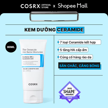 COSRX Kem dưỡng The Ceramide Skin Barrier Moisturizer 80ml