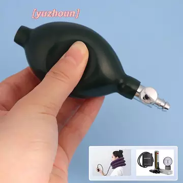 [yuzhoun] Bóng đèn bơm hơi màu xanh đậm Máy bơm không khí cho máy đo huyết áp Máy đo huyết áp cầm tay Phụ kiện chăm sóc sức khỏe Bóng Van kim loại